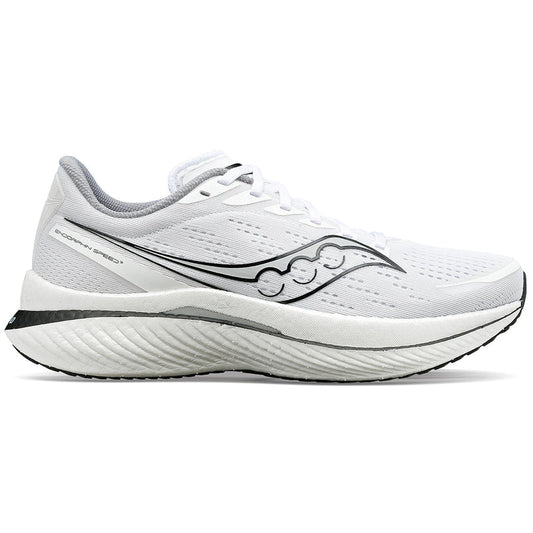 Men's Saucony Endorphin Speed 3, White/Black, 13 D Medium