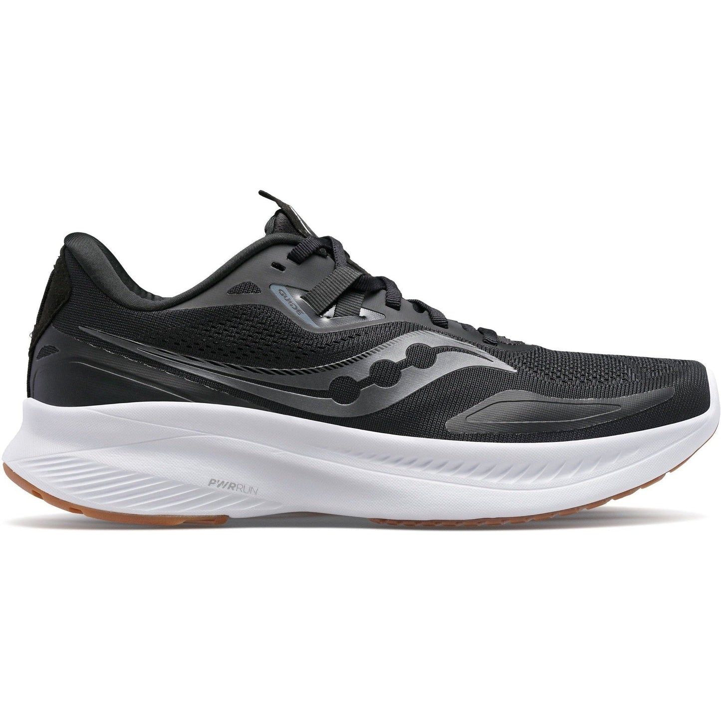 Men's Saucony Guide 15, Black/Gum, 11.5 D Medium