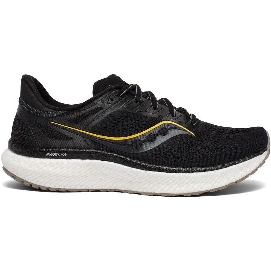 Men's Saucony Hurricane 23, Black/Vizigold, 10 D Medium
