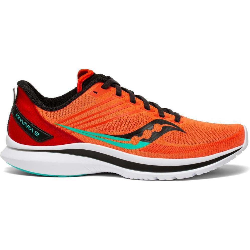 Men's Saucony Kinvara 12, Vizi/Scarlet, 9 D Medium
