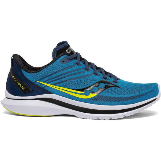 Men's Saucony Kinvara 12, Blue, 8 2E Wide