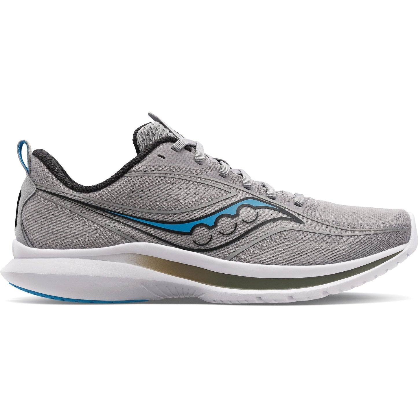 Men's Saucony Kinvara 13, ALLOY/TOPAZ, 12 D Medium
