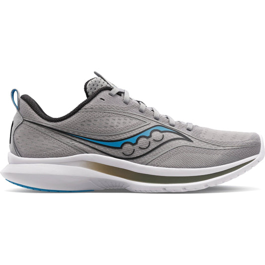Men's Saucony Kinvara 13, ALLOY/TOPAZ, 12 D Medium