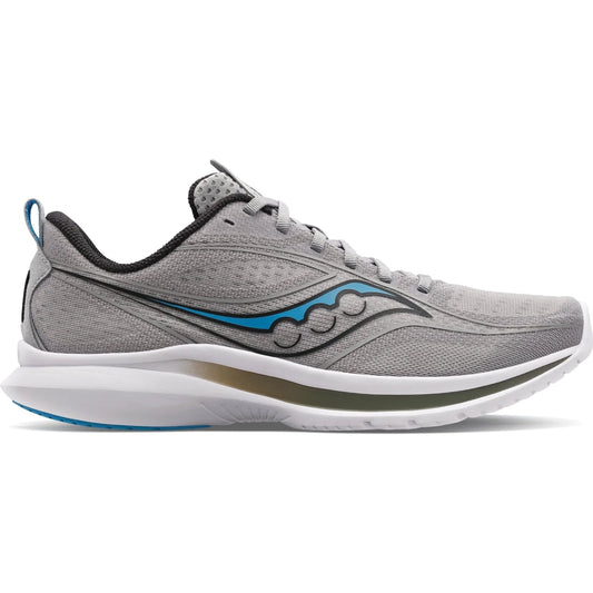 Men's Saucony Kinvara 13, ALLOY/TOPAZ, 10 D Medium