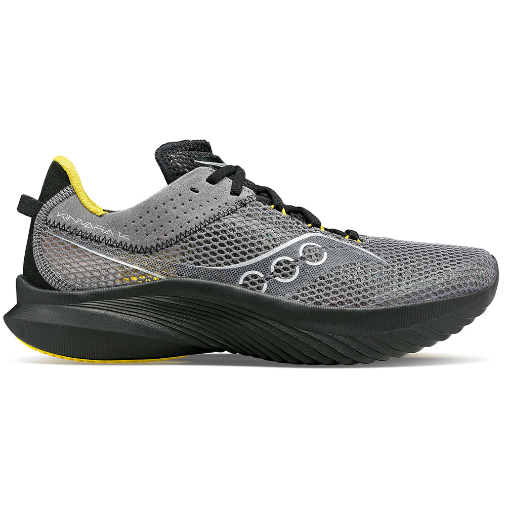Men's Saucony Kinvara 14, Gravel/Black, 10 D Medium