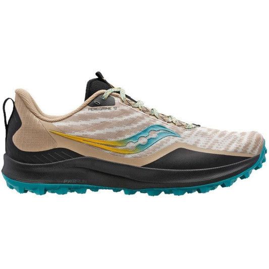 Men's Saucony Peregrine 12, Cool Mint/Acid, 10.5 D Medium