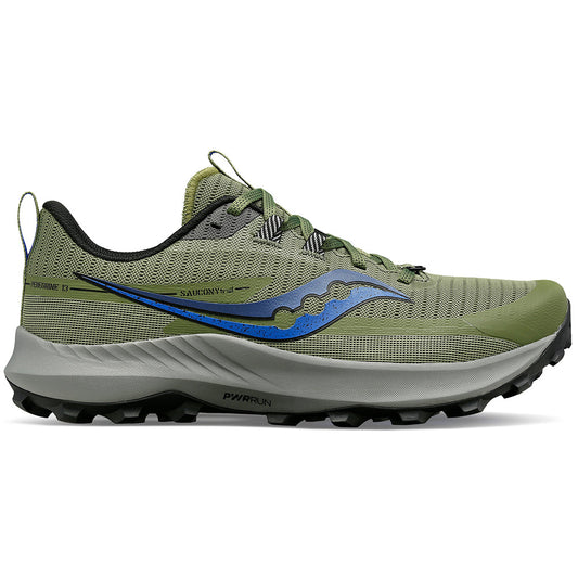 Men's Saucony Peregrine 13, Glade/Blk, 13 D Medium