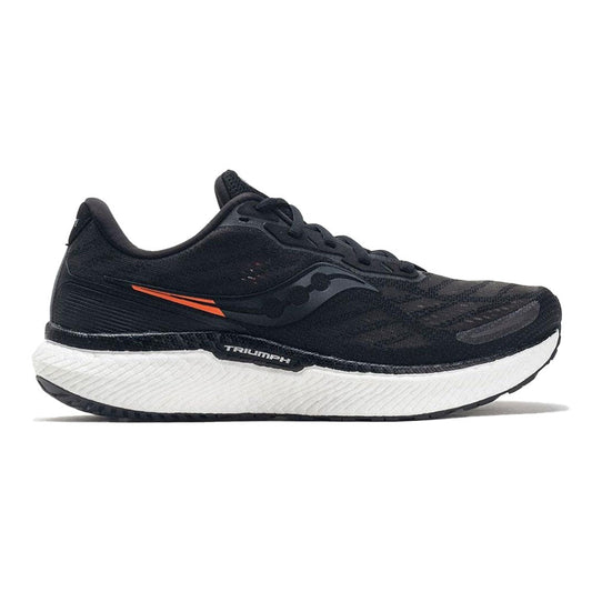 Men's Saucony Triumph 19, Black/White, 10.5 D Medium