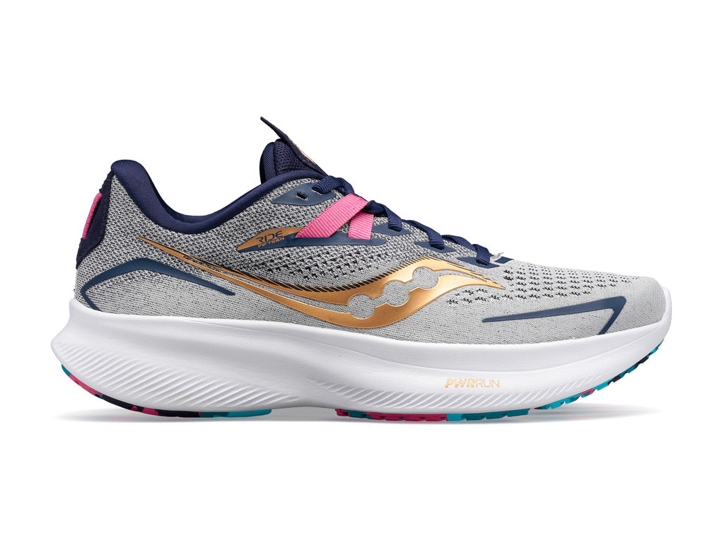 Women's Saucony Ride 15, Prospect Glass, 8 B Medium