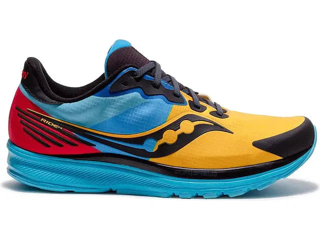 Men's Saucony Ride 14, Solar CHILL, 9 D Medium