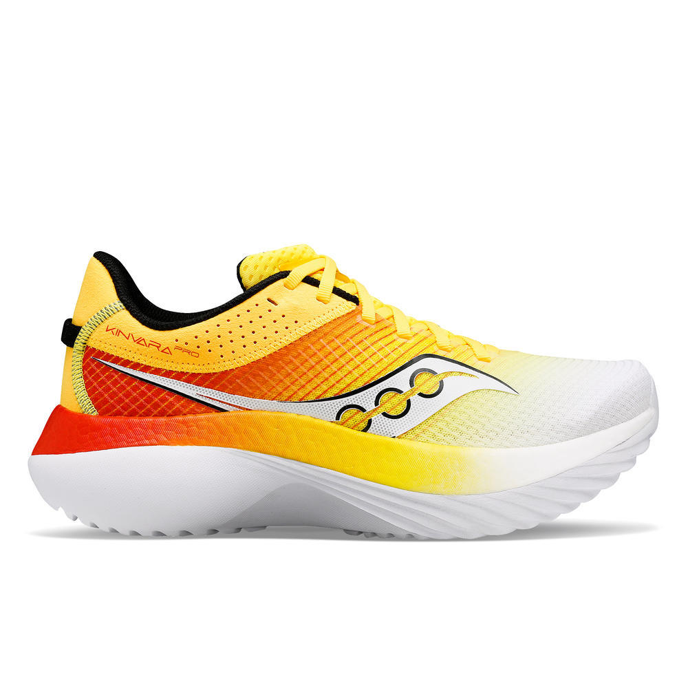 Men's Saucony Kinvara Pro, Vizigold/Infrared, 11 D Medium