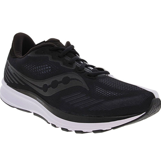 Men's Saucony Ride 14, Black/White, 11.5 D Medium