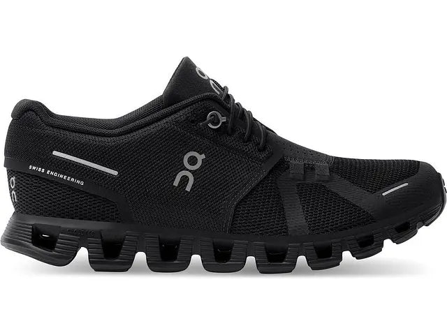 Women's On Cloud 5, All Black, 10 B Medium