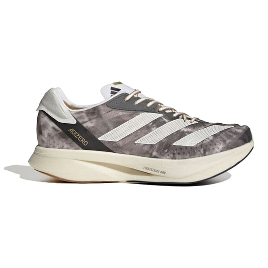 Unisex Adidas Adizero Adios Pro 2 TME, Ftwr White/Gold Met./Grey One, 9.5 D Medium