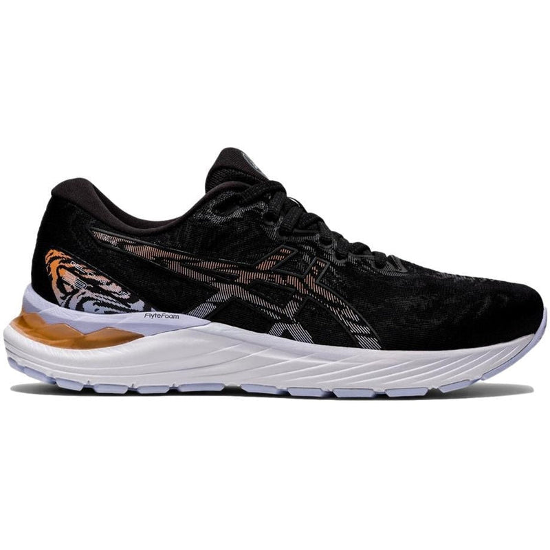 Women's Asics Gel-Cumulus 23, Black/Sun Peach, 10.5 D Wide