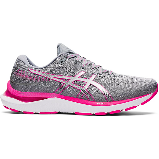 Women's Asics Gel-Cumulus 24, Sheet Rock/Pink Glo, 8 B Medium