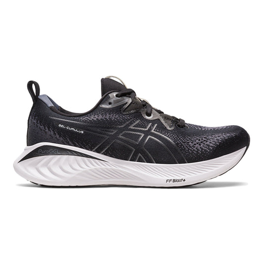 Women's Asics Gel-Cumulus 25, Black/White, 9.5 D Wide