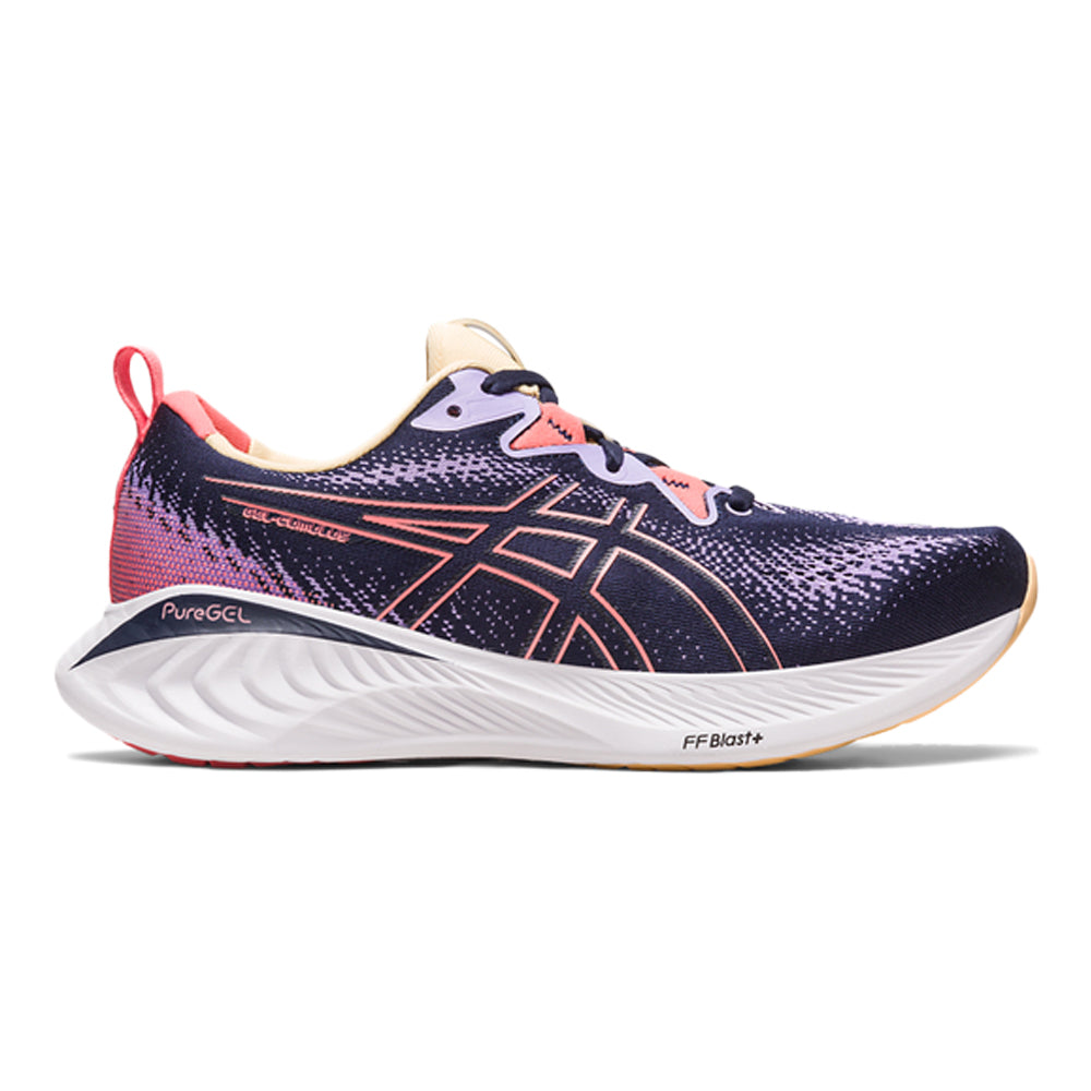 Women's Asics Gel-Cumulus 25, Midnight/Papaya, 10.5 B Medium