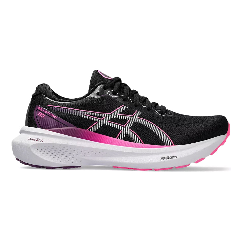 Women's Asics Gel-Kayano 30, Black/Lilac Hint, 11 D Wide