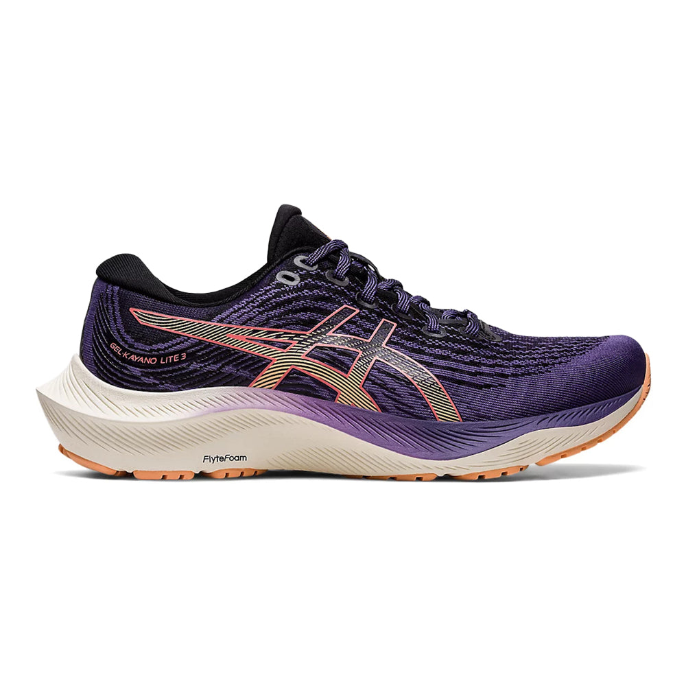 Women's Asics GEL-Kayano Lite 3, Dusty Purple/Summer Dune, 8.5 B Medium