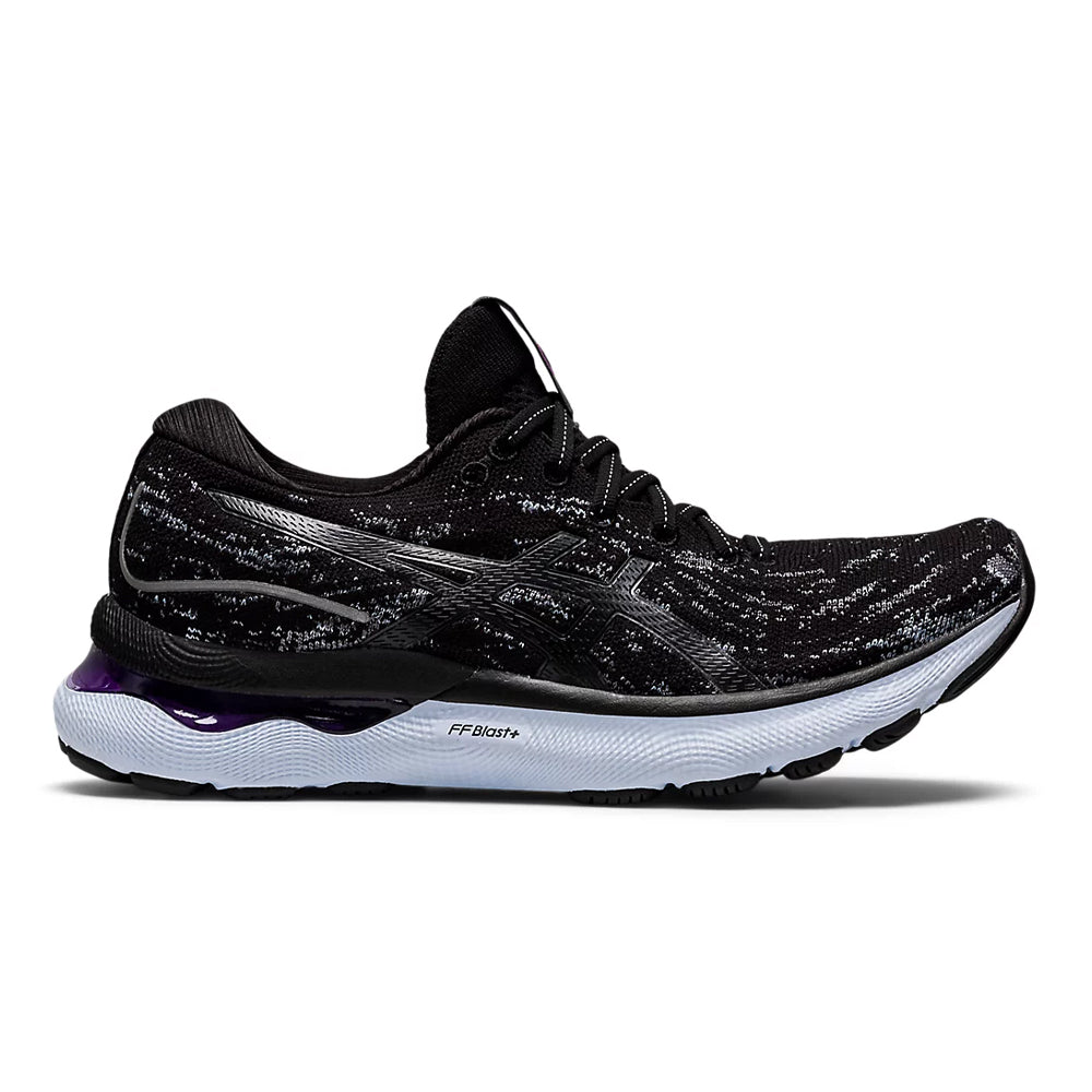 Women's Asics Gel-Nimbus 24 MK, Black/Black, 6 B Medium
