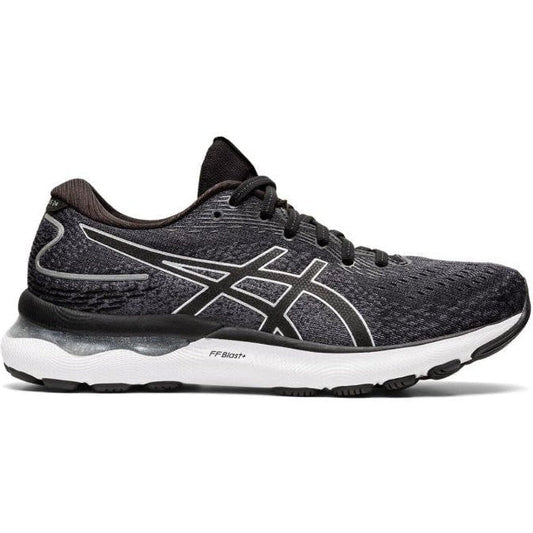 Women's Asics GEL-Nimbus 24, Black/Pure Silver, 12.5 B Medium