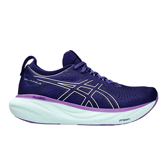 Women's Asics Gel-Nimbus 25, Dive Blue/Soothing Sea, 11 B Medium