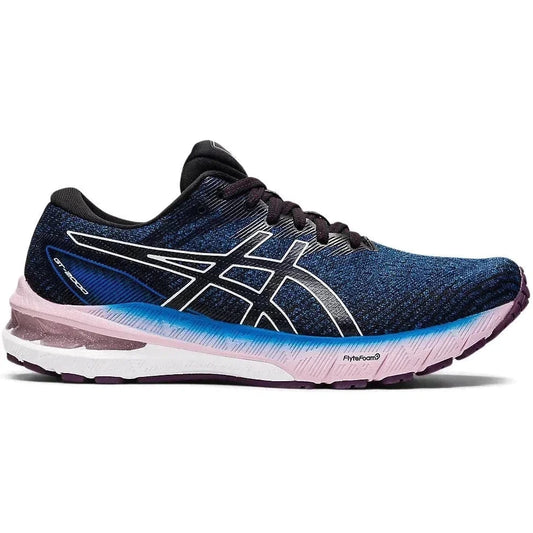 Women's Asics GT-2000 10, LAKE DRIVE/WHITE, 6.5 D Wide
