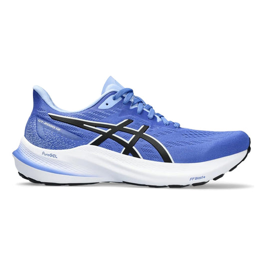 Women's Asics GT-2000 12, Sapphire/Black, 7.5 B Medium