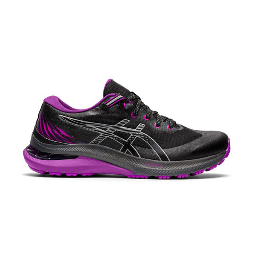 Women's Asics Gel-Kayano 29 Lite-Show, Black/Orchid, 9.5 B Medium