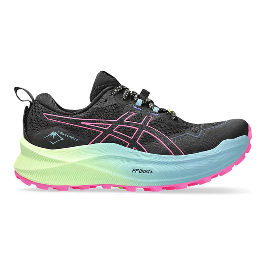 Women's Asics Trabuco Max 2, Black/Hot Pink, 8.5 B Medium