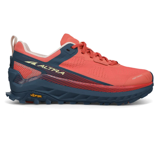 Women's Altra Olympus 4, Navy/Coral, 9.5 B Medium