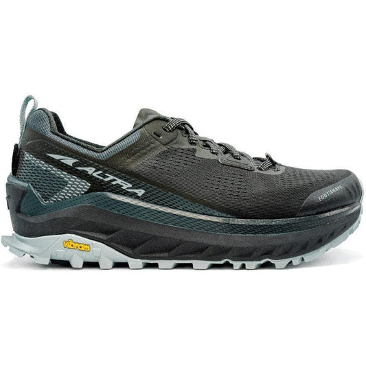 Women's Altra Olympus 4, Black/Light Blue, 8.5 B Medium