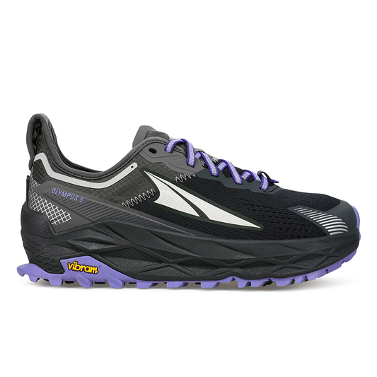 Women's Altra Olympus 5, Black/Gray, 9.5 B Medium