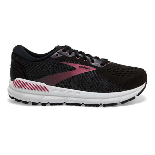 Women's Brooks Addiction GTS 15, Black/Ebony/Mauvewood, 8.5 D Wide