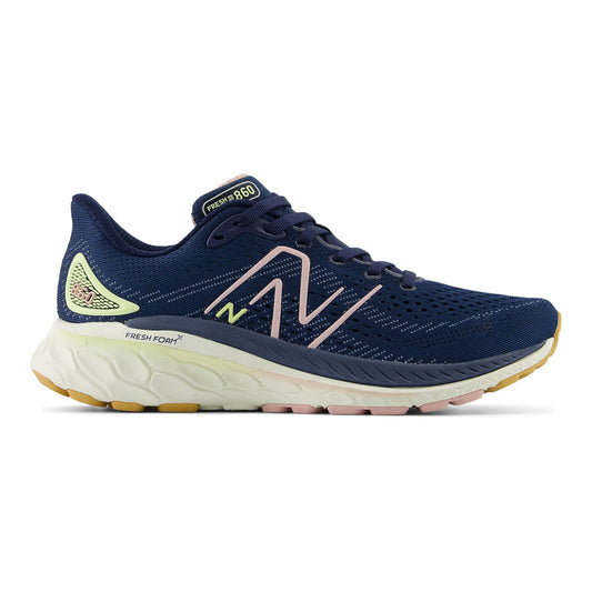 Women's New Balance Fresh Foam X 860v13, NB Navy/Orb Pink/Vintage Indigo, 6.5 B Medium