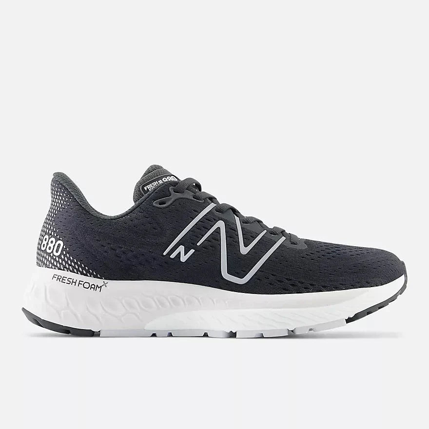 Women's New Balance Fresh Foam X 880v13, Grey/Black, 8.5 B Medium