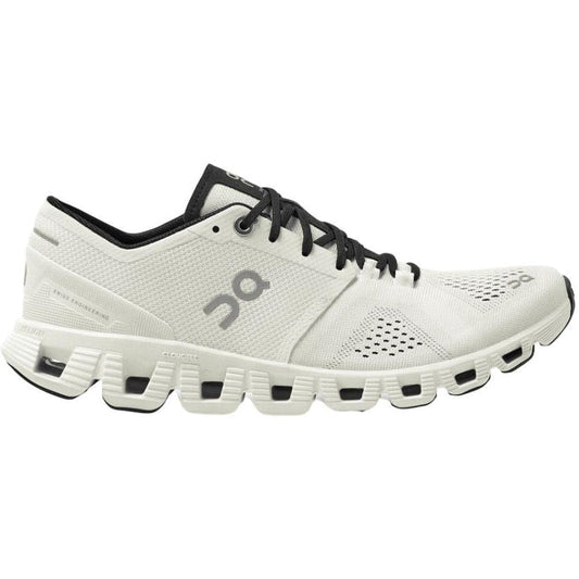 Women's On Cloud X 3, White/Black, 7 B Medium