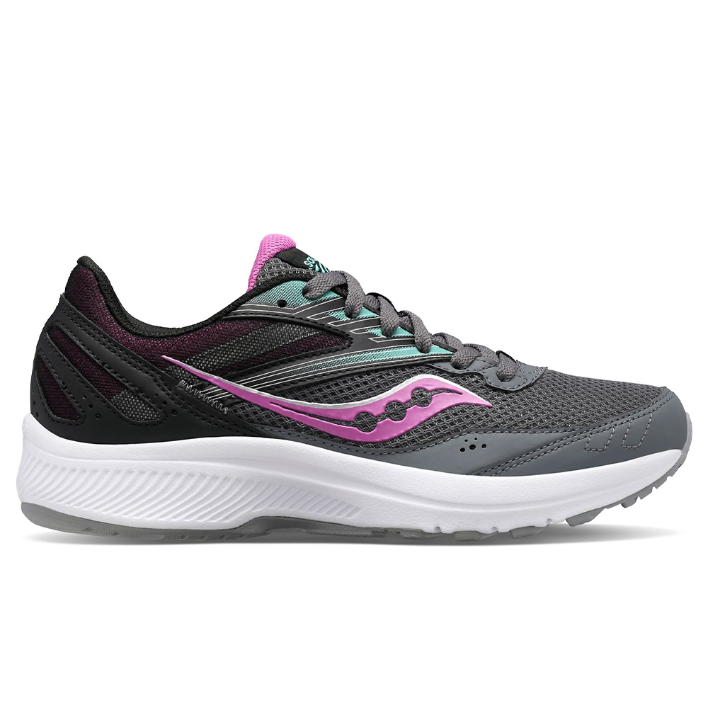 Women's Saucony Cohesion 15, Shadow/Razzle, 7.5 B Medium