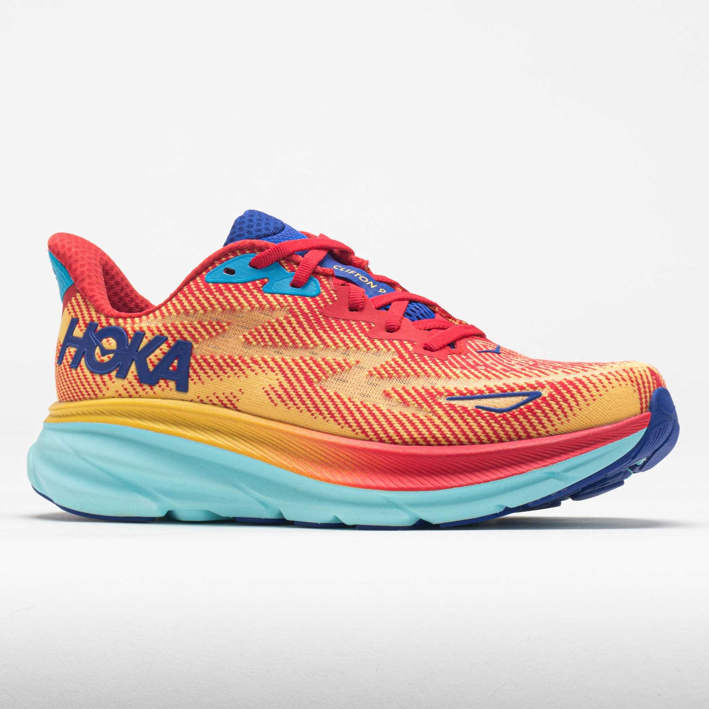 HOKA Clifton 9 Men's  Cerise/Cloudless
