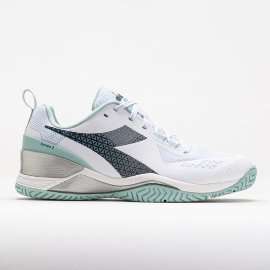 Diadora Blushield Torneo 2 AG Women's  White/Legion Blue/Surf Spray