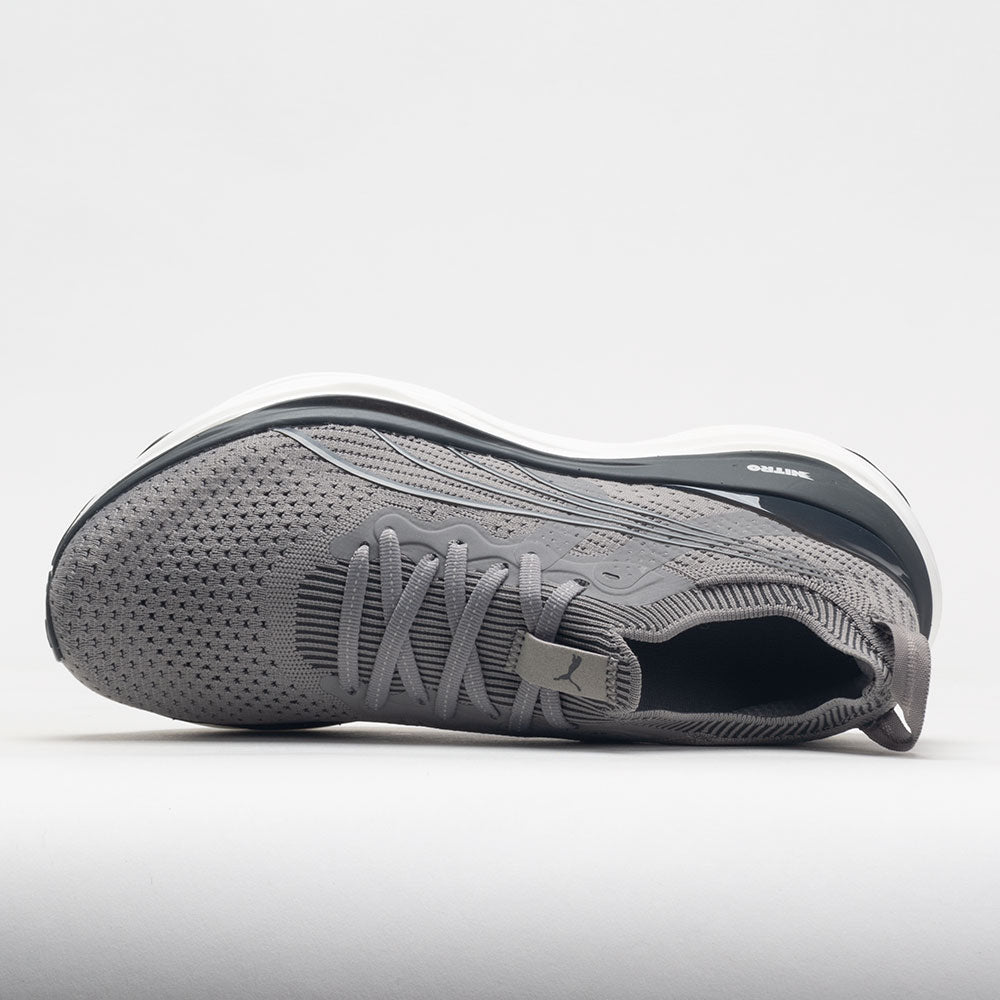 Puma ForeverRun Nitro Knit Men's  Concrete Gray/Flat Dark Gray