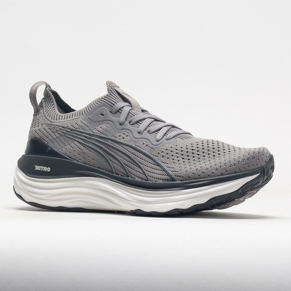 Puma ForeverRun Nitro Knit Men's  Concrete Gray/Flat Dark Gray