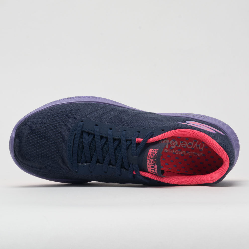 Skechers GOrun Razor+ Women's  Navy/Purple/Neon Pink