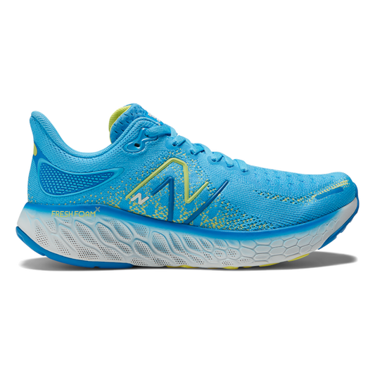 Women's New Balance Fresh Foam X 1080v12, Vibrant Sky/Lemonade/Serene Blue, 9 B Medium