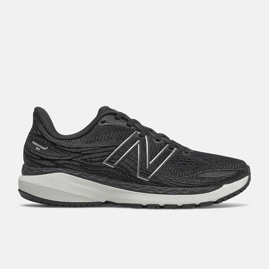 Women's New Balance Fresh Foam X 860v12, Black/White, 10.5 B Medium