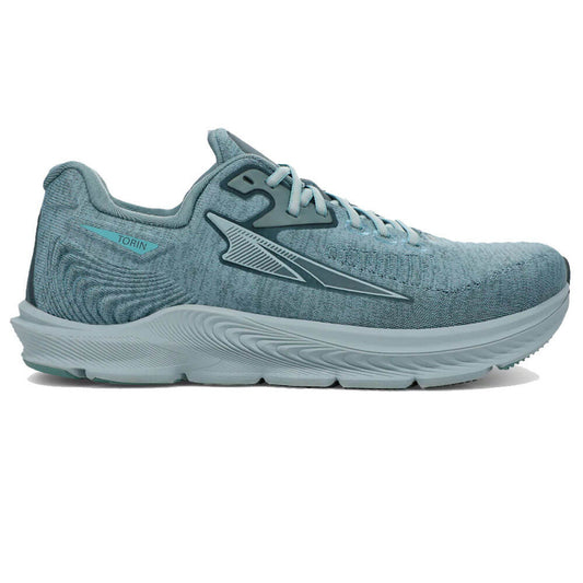 Women's Altra Torin 5 Luxe, Gray/Blue, 8.5 B Medium