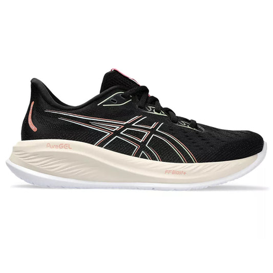 Women's Asics Gel-Cumulus 26, Black/Dark Jade, 8 B Medium