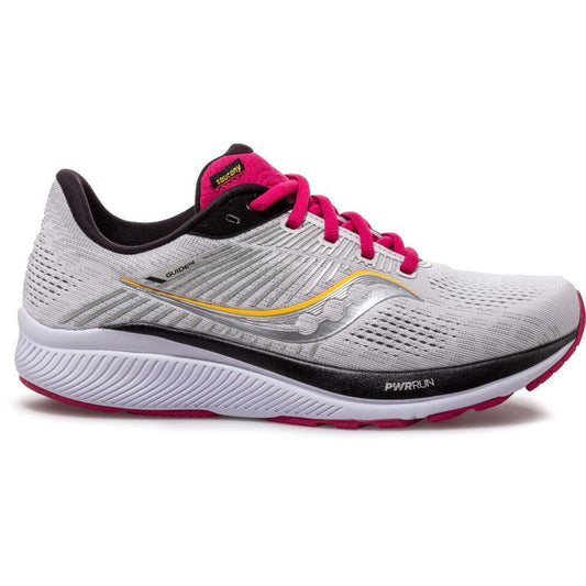 Women's Saucony Guide 14, Alloy/Cherry, 10 D Wide