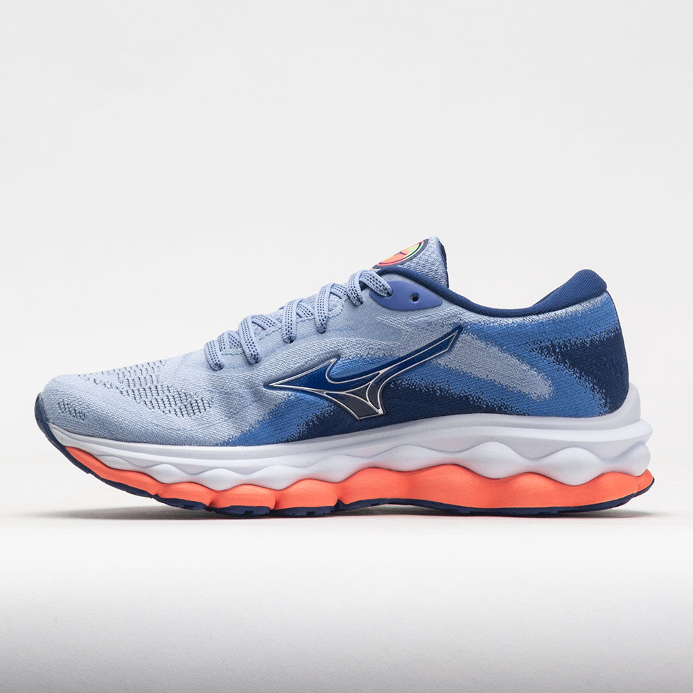 Mizuno Wave Sky 7 Women's  Blue Heron/Silver